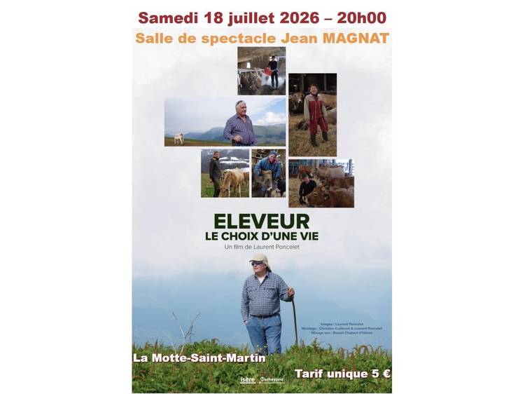 Foto 1 Projection du film-documentaire : ÉLEVEUR, LE CHOIX D’UNE VIE
