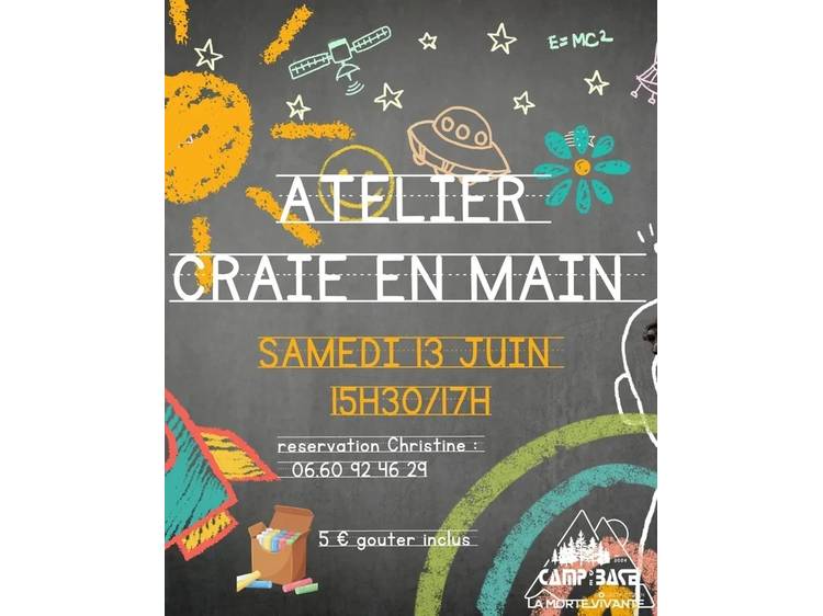 Photo 1 Atelier craie en main avec Christine