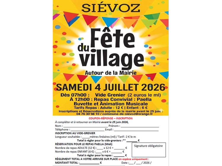 Foto 1 Fête du village à Sievoz