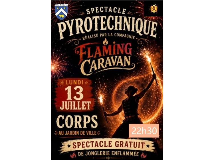 Photo 1 Spectacle pyrotechnique - Cie Flaming Caravan