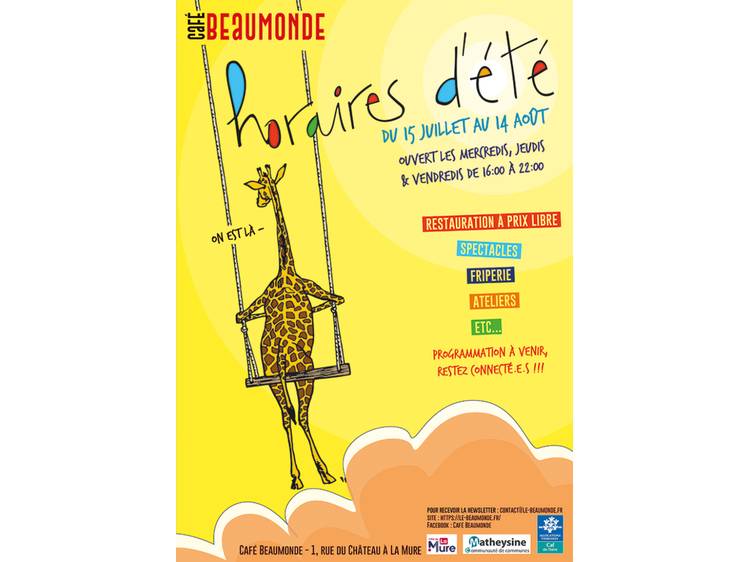 Photo 2 Café Beaumonde : programme du mois de Juillet !