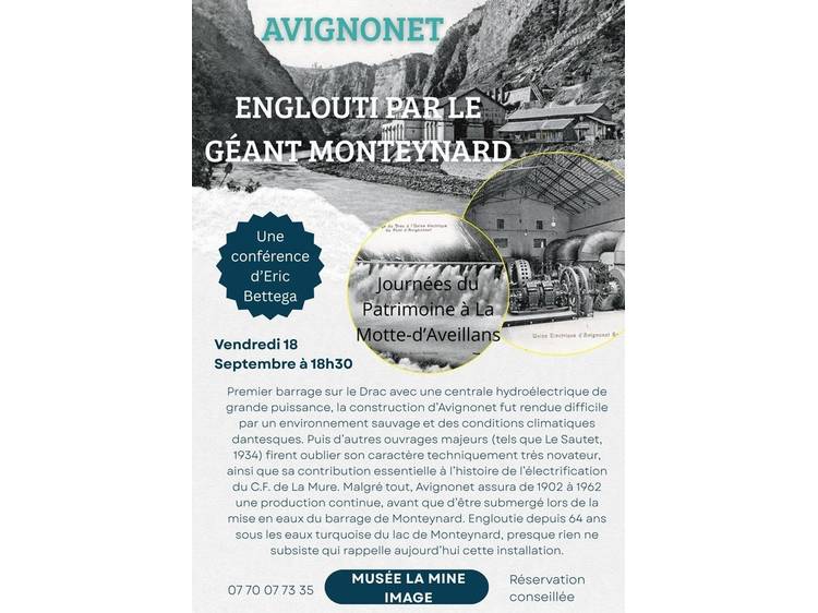 Photo 3 Conférence  "Avignonet, englouti par le Géant Monteynard"
