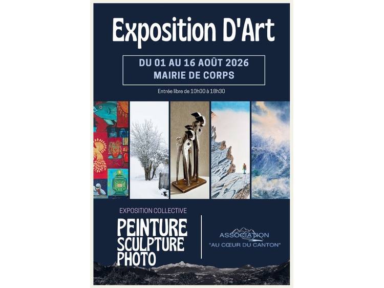 Photo 1 Exposition des artistes du canton de Corps