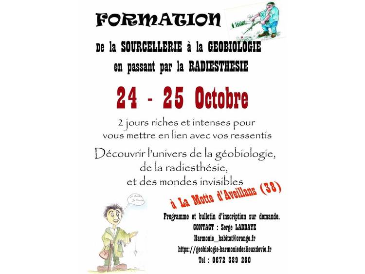 Photo 1 Formation : De la Sourcellerie à la Géobiologie