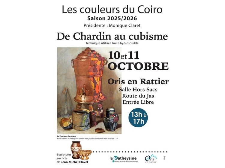 Photo 1 Exposition de peintures et sculptures par l'atelier "Les Couleurs du Coiro"