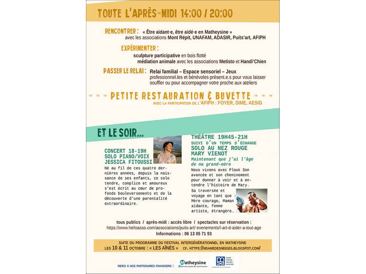 Photo 2 Journée nationale des aidant.es et leurs proches - L'art d'aider à tout âge