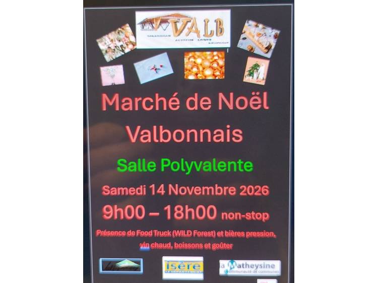 Photo 1 Marché de Noël à Valbonnais organisé par l'association VALB