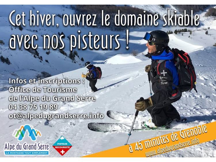 Photo 10 Ouverture du domaine skiable avec les pisteurs secouristes