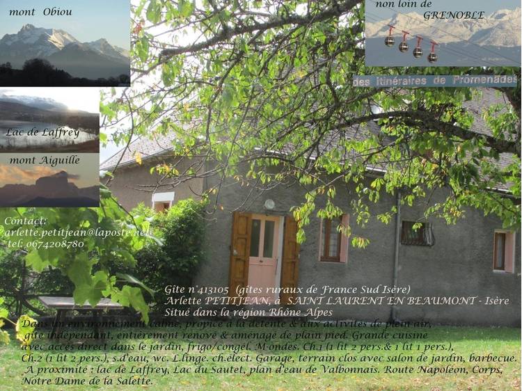 Photo 2 Cottage in St Laurent en Beaumont - 5 ppl - Mme PETITJEAN Arlette