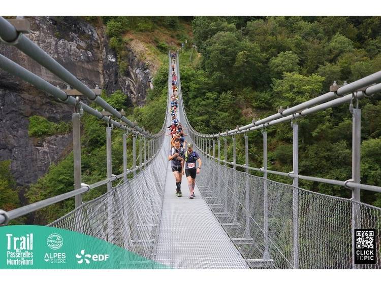 Photo 1 Trail of the Monteynard footbridges