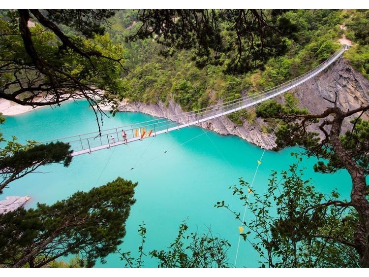 Photo 1 Circuit pédestre : Les passerelles du lac de Monteynard-Avignonet