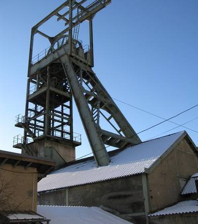 Chevalement du site minier des Rioux