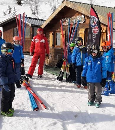 Ski alpin en compétition avec le Ski Club