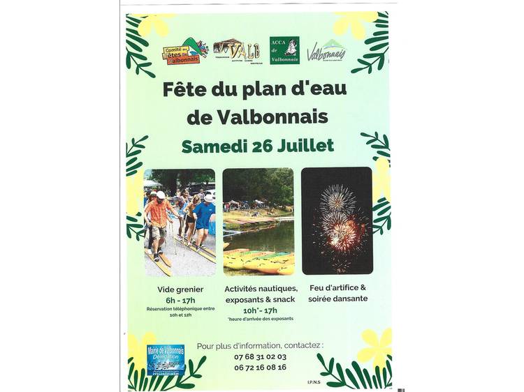 Photo 1 Fête du plan d'eau de Valbonnais