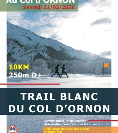 Trail Blanc at Le Col d'Ornon